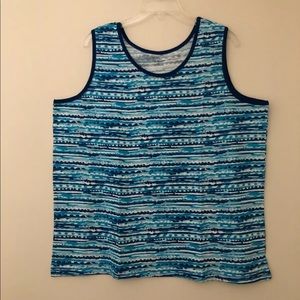 CW Classics  Women’s Tank Top  Blue Plus Size 2X